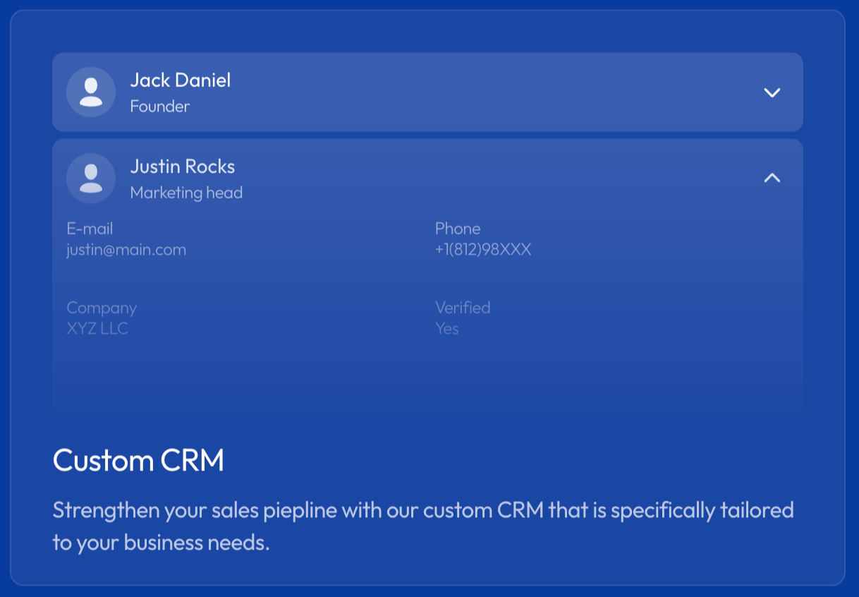 Custom CRM
